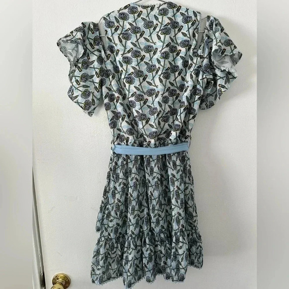 foxiedox Lexi Cold Shoulder Blue Mini Dress - Picture 3 of 8